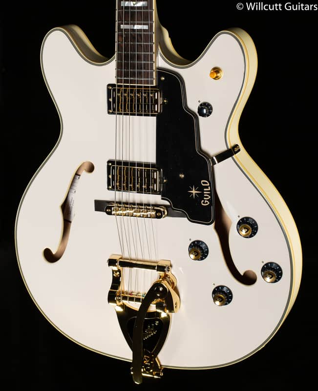 Guild Starfire VI w/ Guild Vibrato Tailpiece Snowcrest White (249) image 1