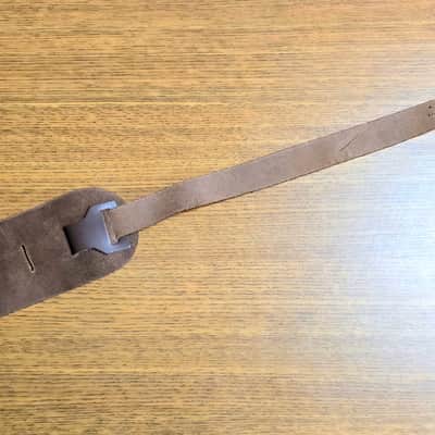 Martin WOVEN GUITAR STRAP 2020s - BROWN FAUX LEATHER AND WOVEN image 4