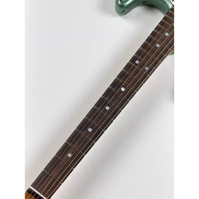 Fender CUSTOM SHOP STRATOCASTER 1965  - SUPER HEAVY RELIC SF Aged Sherwood Green Metallic over 3 Ton Sunburst image 12