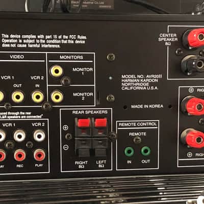 Harman Kardon AVR 20 II Stereo Surround Receiver with Preouts Black Bild 3