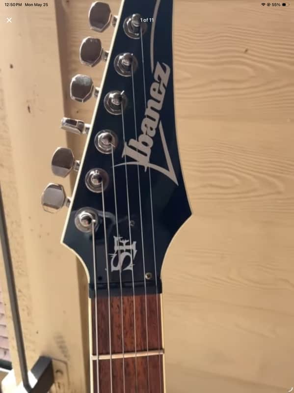 Ibanez MBM2 - Matt Bachand Signature 2007 - 2010 - Black with Skull Graphic image 1