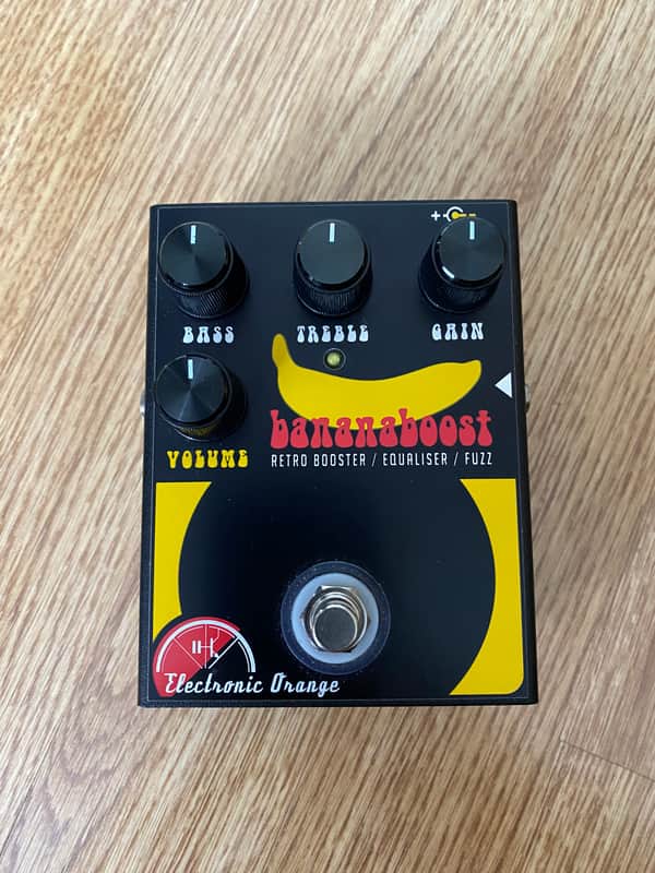 Electronic Orange Bananaboost (boost + eq + fuzz) ## like new image 1