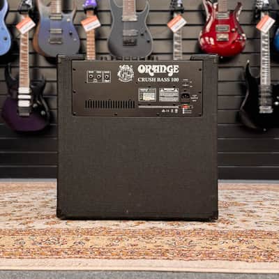 Orange Crush Bass 100 100W Combo Bass Amplifier, Black image 5