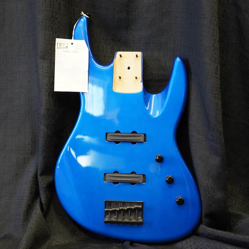 ESP/Japan J-5 Alder Bass Body w/ Pickups - Metallic Blue image 1
