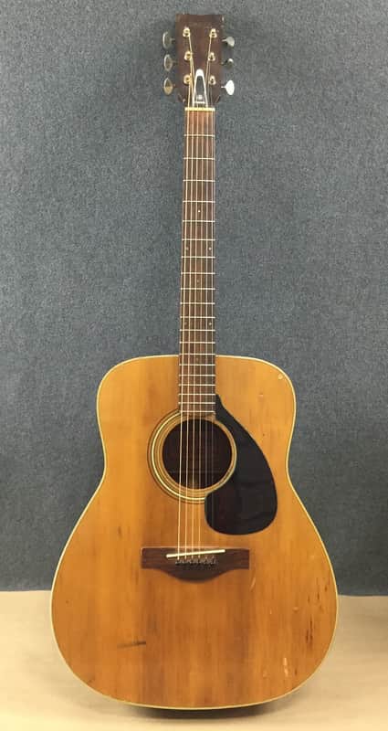 Yamaha FG-180 Red Label Vintage 1966-1971 Natural Made in Japan Acoustic Guitar Spruce Top Mahogany image 1