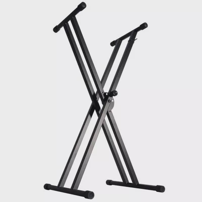 On Stage Double-X Keyboard Stand with Bolted Construction image 1