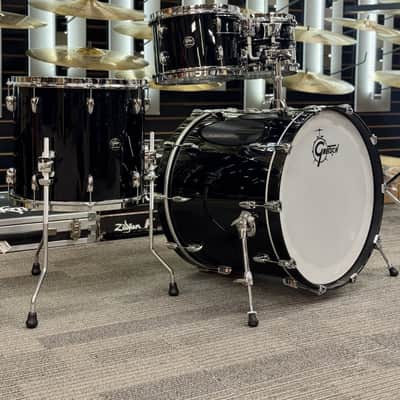 GRETSCH RN2-E8246-PB RENOWN 4 PIECE SHELL PACK 22B-10-12-16F PIANO BLACK - FLOOR MODEL image 2