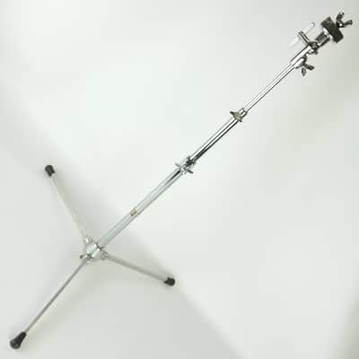 Slingerland#33F Flush-Base Cymbal Stand Vintage Mid70s Red Label Flat-Tripod USA image 1
