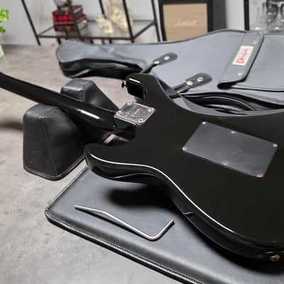 1986 Charvel Model 3 Limited Edition NAMM Black Japanese Ash Body with Color-Matched Painted Neck MIJ Japan Special Edition for 1987 by Charvel-Jackson Pre-Fender era Vintage 80s 1980's Super Strat HSS Guitar USA Kahler American Jackson Pickups image 17