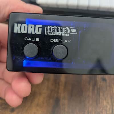 Korg PB-05 Pitchblack Pro Rackmount Tuner 2010s - Black image 2