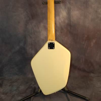 1960's Vintage Californian by Domino Phantom Style Dual Pickup Yellowed White Original Case image 8