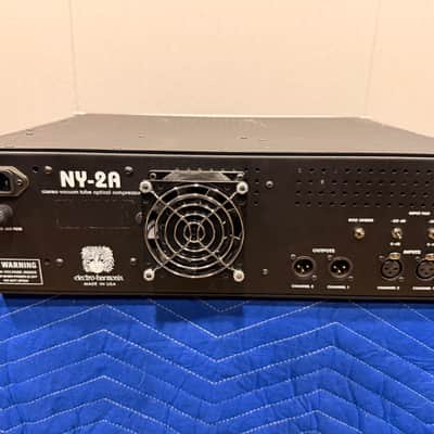 Electro-Harmonix NY-2A Stereo Vacuum Tube Optical Compressor 2000s - Silver image 2