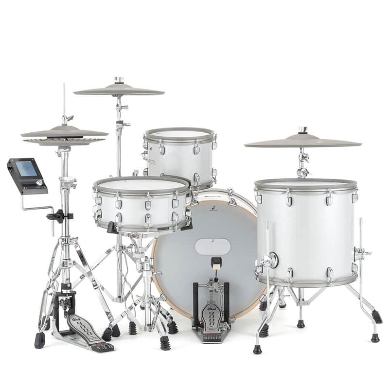 EFNOTE EFNOTE7 4-Piece Acoustic Designed Electronic Drum Set - White Sparkle image 1