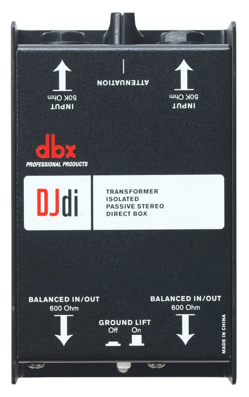 dbx DJD1 2-Channel Passive Direct Box image 1