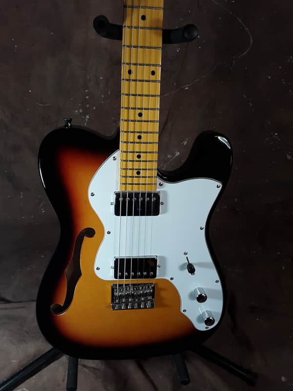 Donner DJC-1000S Telecaster Thinline F Hole Electric Guitar 2010s