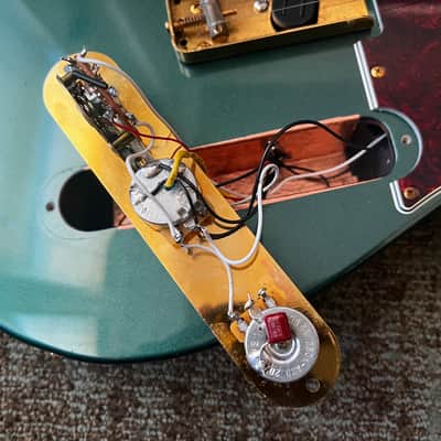 Fender MIJ FSR Collection 75th Anniversary Hybrid II Telecaster - Sherwood Green Metallic w/Dimarzio Chopper T Bridge Pickup (Original Bridge P/U Included): image 10