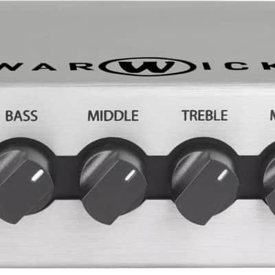 Warwick Gnome i Pro V2 Bass Amplifier Head, 300W, Silver image 1