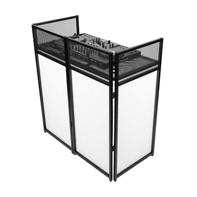 Gator Frameworks Black DJ Facade with Black & White Scrims, Carrying Bag + CoDot LED lights Package image 2