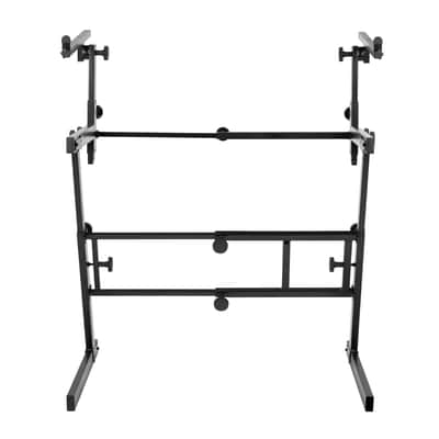 Gator Adjustable Z-Style Keyboard Stand with 2nd Tier Width and Height Adjustability image 3