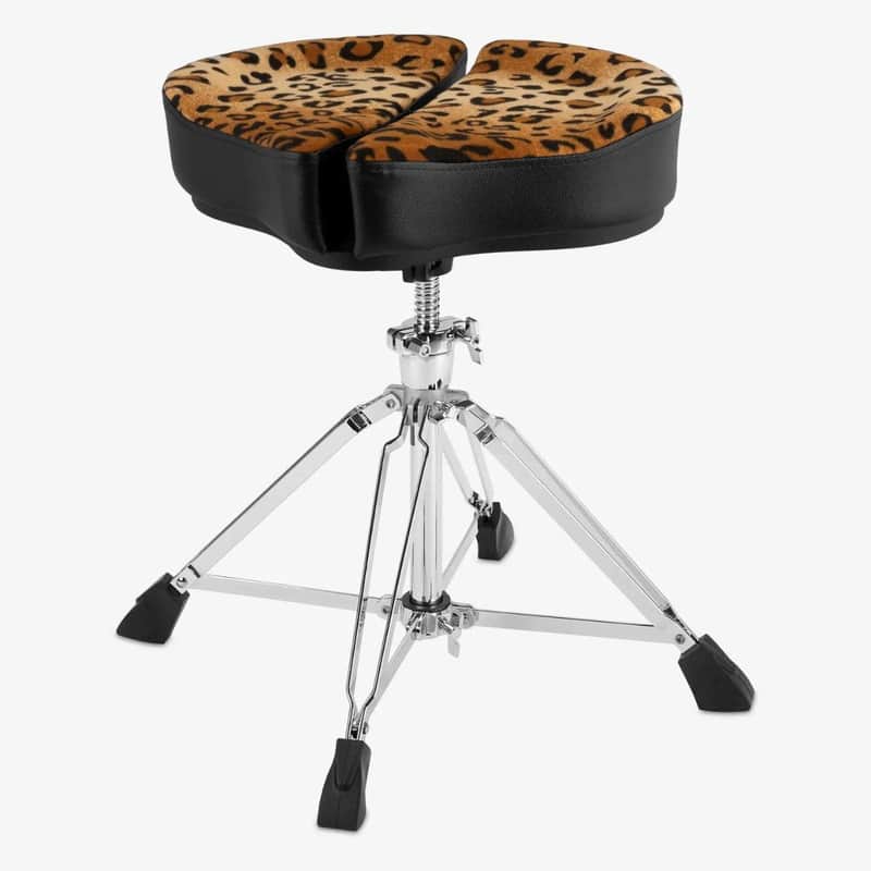 Ahead Spinal-G Saddle Top Drum Throne - 4 Leg - Leopard - Open Box image 1