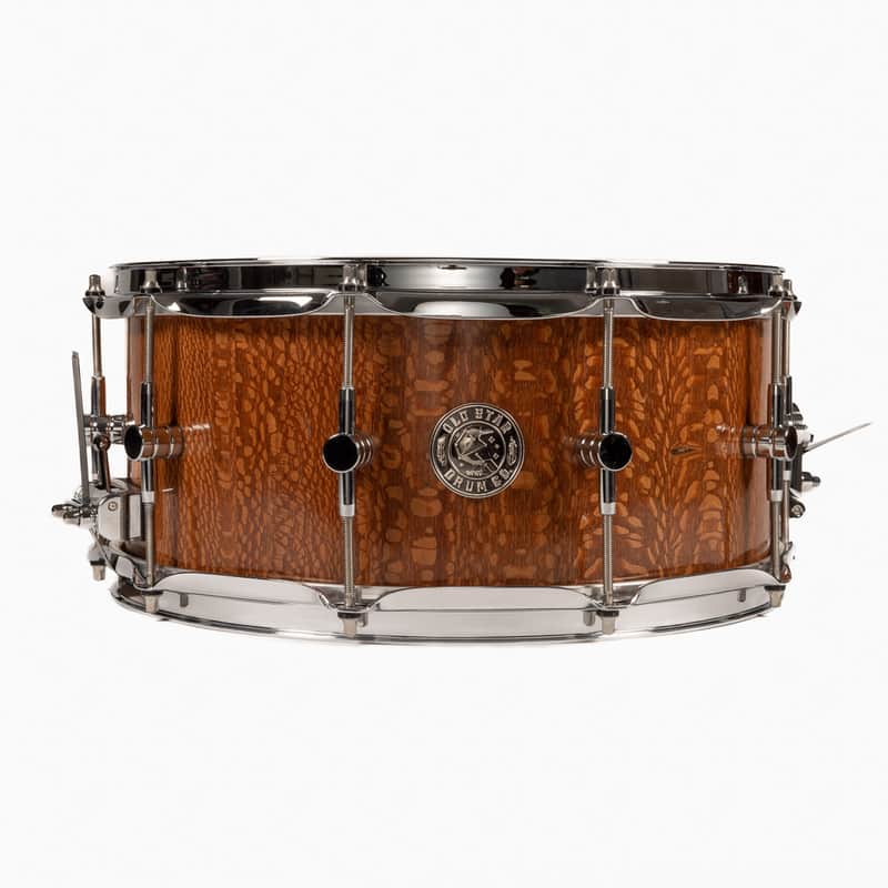 Old Star Drum Co. Leopardwood Stave Snare 2023 - High Gloss image 1