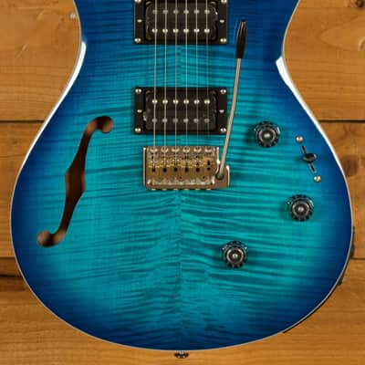 PRS SE Custom | Custom 24 Semi-Hollow Piezo - Lake Blue image 10