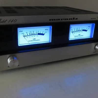 MARANTZ 140 POWER AMPLIFIER PRO SERVICED FULLY RECAPPED WITH BLUE LEDS image 4