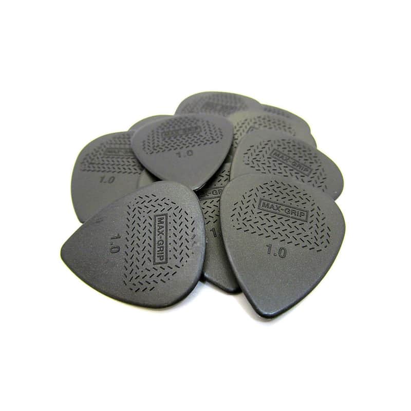 Dunlop 449P10 Nylon Max-Grip Standard 1.0mm Guitar Picks (12-Pack) image 1