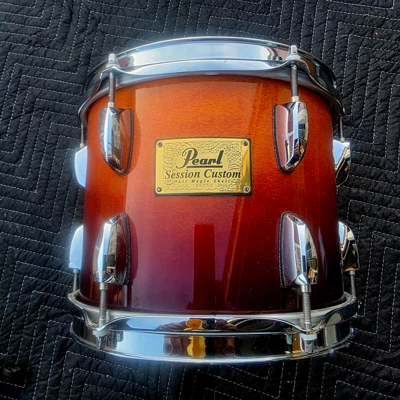 Pearl Sessions Custom 10 tom - Vintage fade image 1