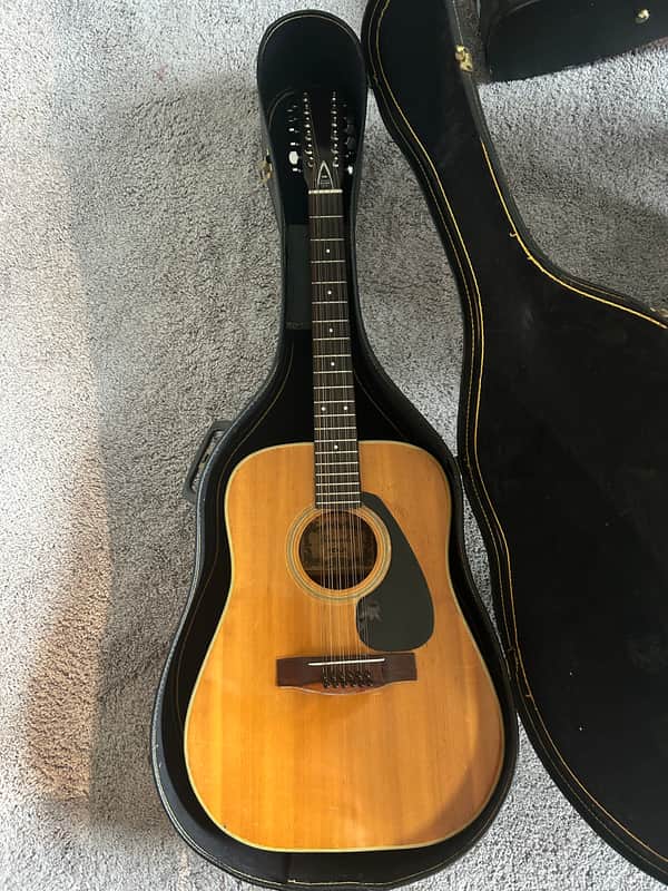 Yamaki Vintage 12-String Acoustic MIJ Natural w/ Hard Case image 1