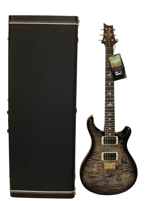 2024 PRS Paul Reed Smith Custom 24 10-Top Guitar, Rosewood Fretboard, Charcoal Burst image 1
