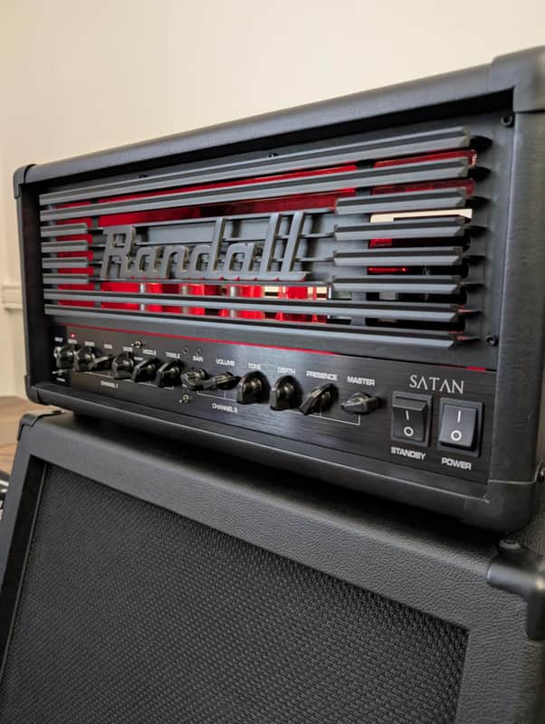 Randall Satan 50 Ola Englund Signature 2-Channel 50-Watt Tube Guitar Amp Head 2010s - Black image 1