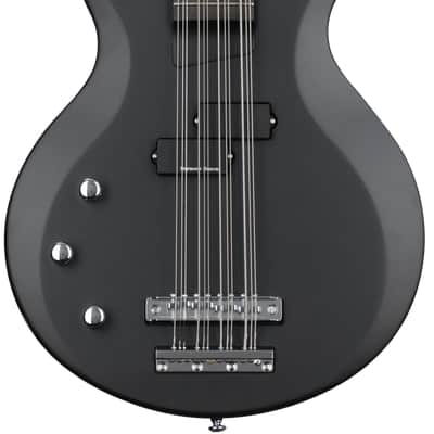 Schecter dUg Pinnick DP-12 LH Left-handed 12-string Bass Guitar - Satin Black image 2