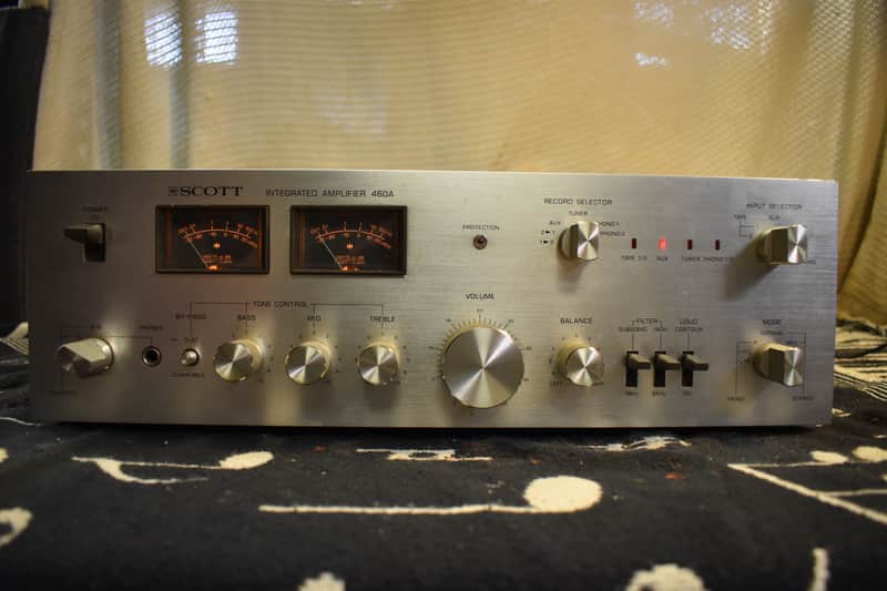 HH Scott 460A Integrated Stereo Amplifier - Silver image 1