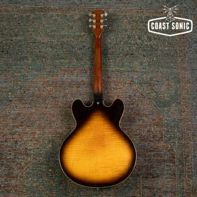 1993 Gibson ES-335 Dot Semi-Hollow Guitar Vintage Sunburst w/case image 5