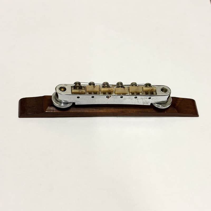 Vintage '60s Gibson Forge Stamp ABR-1 Nylon Wire Bridge image 1