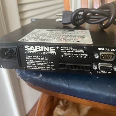 Sabine Graphi-Q GRQ-3101, 31 Band Equalizer, Delay, Compressor, and Feedback Suppressor w/ rack mount bolts/washers. image 7