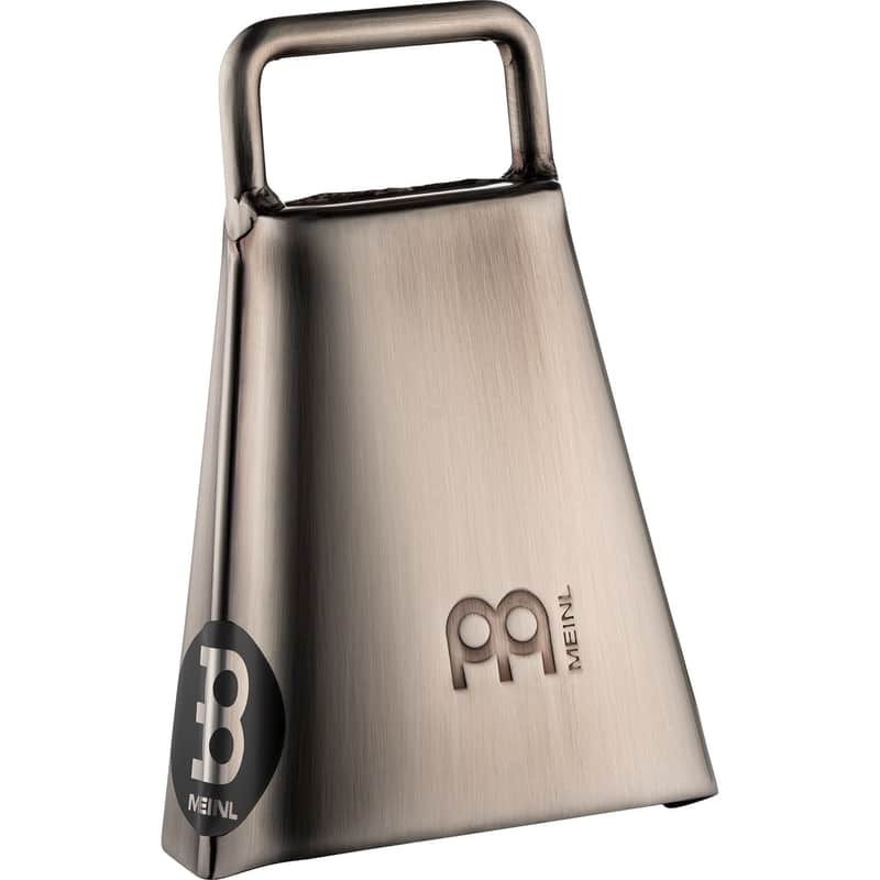 Meinl Handheld 4 1/2 Hand Brushed Steel Finish Bell image 1