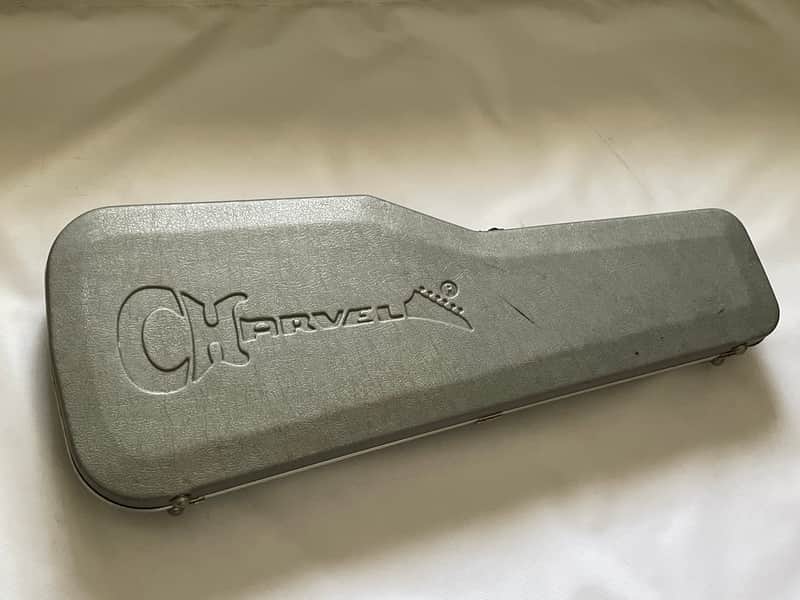 1980's Charvel Jackson Model 1 2 3 4 Series Grey Chainsaw Electric Guitar Case image 1