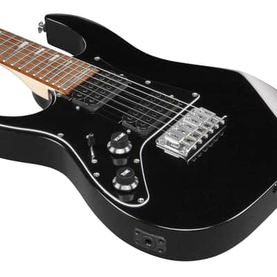 Ibanez GRGM21L-BKN GIO RG miKro Electric Guitar 6-String Lefty - Black Night image 10