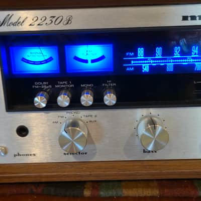 Excellent Marantz 2230B and New Walnut Cabinet image 5