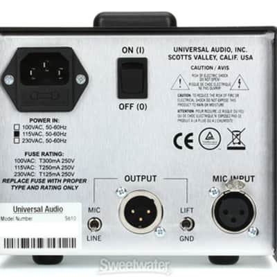 Universal Audio Solo/610 Desktop Tube Mic Preamp 2006 - Present - Black image 3