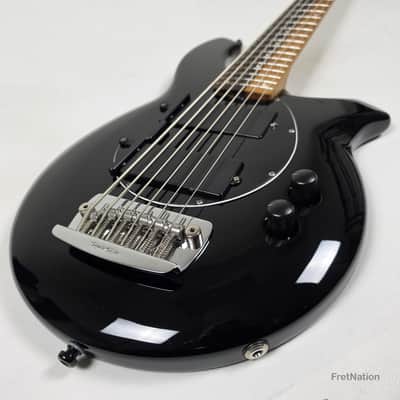 Ernie Ball Music Man John Myung Bongo HH 6-String Bass Black w/ Gator Bag 8.56lbs S08050 image 6