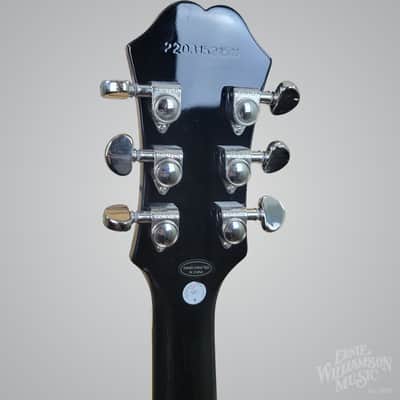 Epiphone DC PRO Double Cutaway Electric Guitar, Midnight Ebony, W/fitted hardshell case image 8