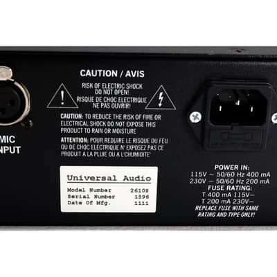 Universal Audio 2-610 Mic/Instrument Pre EQ (Used) image 5