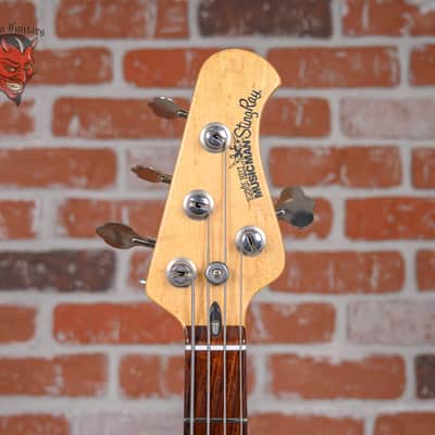 Ernie Ball Music Man Stingray Fuchsia Sparkle 1989 w/Hard Shell Case image 9
