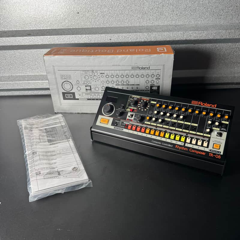 Roland Boutique Series TR-08 Analog Modeling Drum Machine 2017 - Present - Black image 1