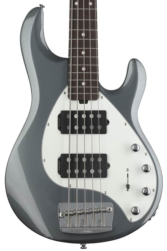 Sterling By Music Man StingRay RAY35HH 5-string Bass Guitar - Charcoal Frost image 1