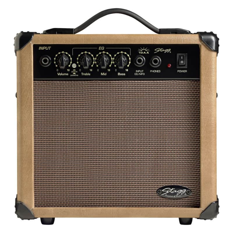 Stagg 10 AA 10-Watt 1x6.5" Acoustic Guitar Combo image 1