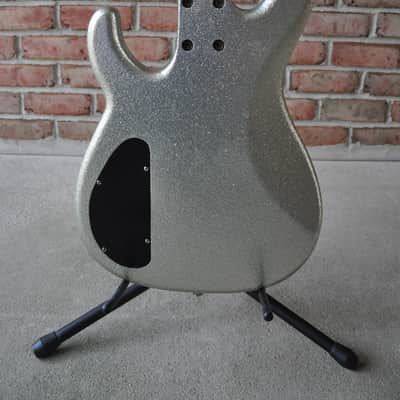 Modulus Funk Unlimited FU4 Flea FB4 Bass 2000 Silver Sparkle Lane Poor Aguilar OPB-1 image 7